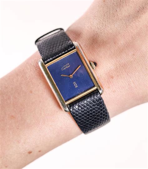 cartier tank lapis lazuli|Cartier Tank Watch Collection .